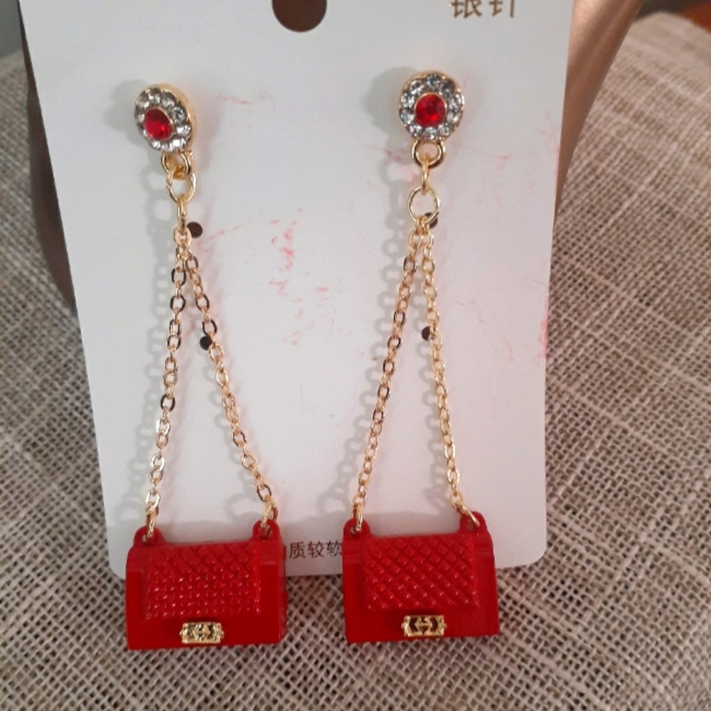 Sold Offline - Tassel Small Purse Earrings